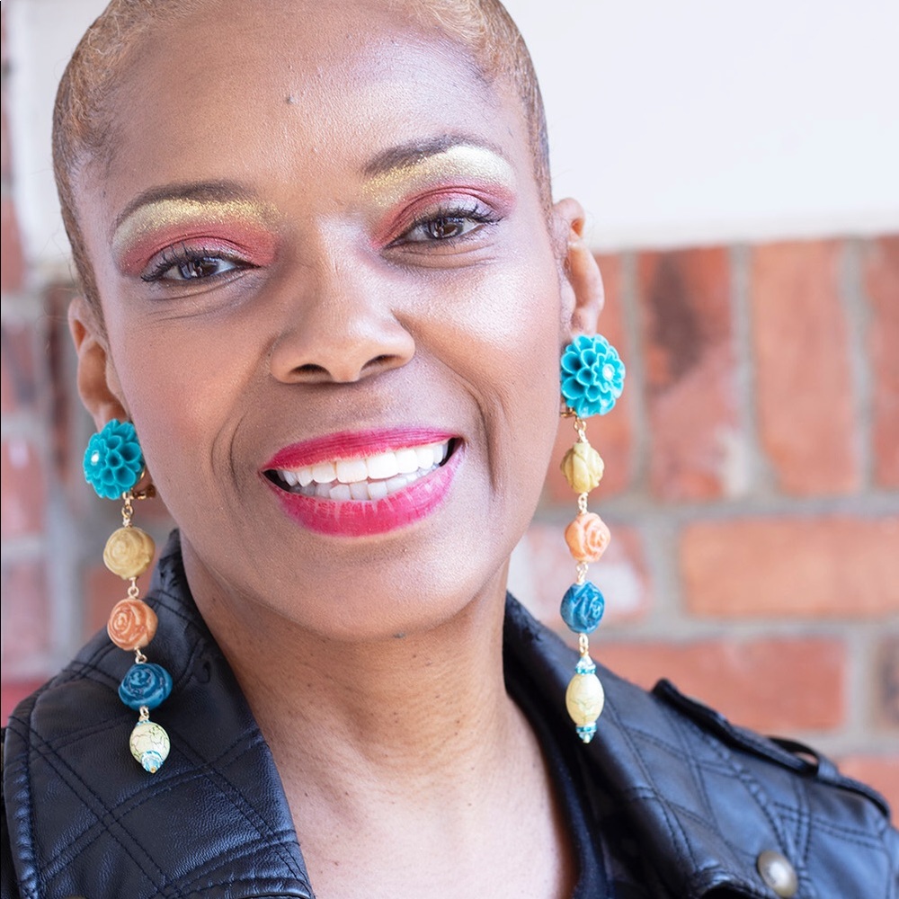 Rose drops. Clip on earrings. Are you ready?